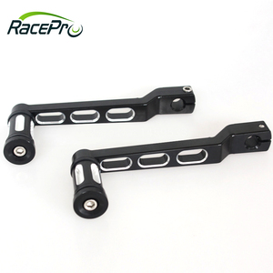 Racepro मोटरसाइकिल भागों बढ़त कट एड़ी पैर की अंगुली शिफ्ट लीवर w/मज़दूर खूंटी के लिए हार्ले टूरिंग सॉफ्टेल सड़क ग्लाइड - Product Image 5