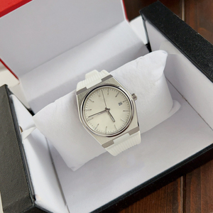 Montre à quartz pour homme avec bracelet en acier intégré, boîtier tonneau, verre saphir, étanche, cadran lumineux, montre sport - Product Image 6