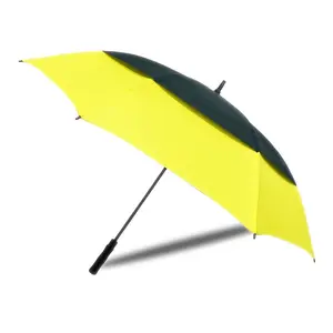 54/60/64 인치 자동 오픈 초대형 더블 레이어 우산 Windproof 골프 우산 로고 인쇄
