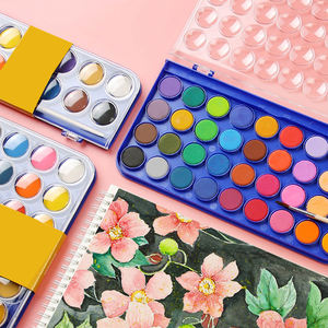 Meilleur <span class=keywords><strong>prix</strong></span> Non-toxique Acrylique Coloré Eau Magique Dessin Peinture Couleur Solide Eau Couleur Peinture Ensemble - Product Image 3