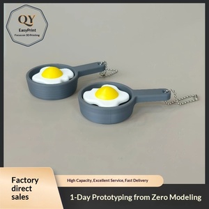 Clicker de Descompresión con Diseño de Huevo Frito, Producción Rápida, Diseño Personalizable, Impresión 3D PLA, Fabricación en Pequeños Lotes - Product Image 4