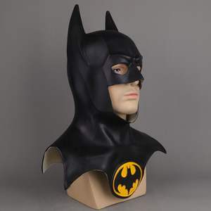 Máscara de Látex de Batman El Caballero de la Noche para Cosplay de Superhéroe, Casco Negro para Fiesta de Carnaval - Product Image 3