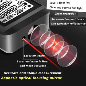 Testeur de mesure <span class=keywords><strong>laser</strong></span> numérique, télémètre <span class=keywords><strong>laser</strong></span>, outil de mesure <span class=keywords><strong>laser</strong></span> haute précision amélioré, écran LCD rétroéclairé, mesure de la surface et du volume - Product Image 2