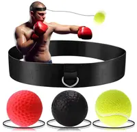 Боксерский Тренировочный Мяч для улучшения скоростных реакций и координации рук и глаз, боксерский мяч