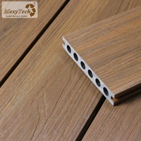 Plancher en bois composite Mexy Tech WPC, co-extrusion, panneau creux en plastique, moderne, imperméable, brossé, carré, extérieur