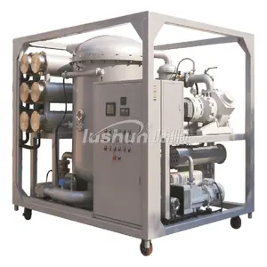 LUSHUN eléctrico 6000LPH transformador de vacío portátil purificador de aceite motor máquina de filtración de aceite