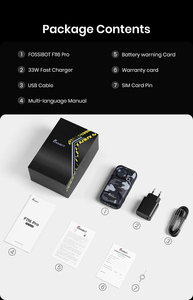 โทรศัพท์มือถือ Fossibot F116 Pro รุ่นทนทาน ขนาด 4 นิ้ว ความจุ 12+256GB แบตเตอรี่ 3700mAh รองรับ 5G กล้องหลัก 50MP ระบบปฏิบัติการ Android 16 มินิโฟน - Product Image 6