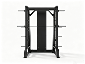 Machine Smith Commerciale avec Barre de Traction, Cage Smith Robuste avec Supports pour Disques de <span class=keywords><strong>Poids</strong></span>, Équipement de <span class=keywords><strong>Musculation</strong></span> pour Salle de Sport - Product Image 2