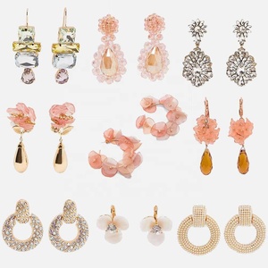 Kaimei Bohème ZA <span class=keywords><strong>Cristal</strong></span> Dangle Boucles <span class=keywords><strong>D</strong></span>'oreilles pour Les Femmes Fleur Poisson Or Rond Géométrique Boucles <span class=keywords><strong>D</strong></span>'oreilles <span class=keywords><strong>Mariage</strong></span> Nouvellement Filles Cadeau De Fête - Product Image 5