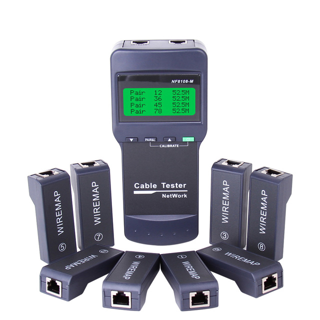 Network Line Tester Rj45 Network Tester Portable Multifunction Lcd Network Tester Meter