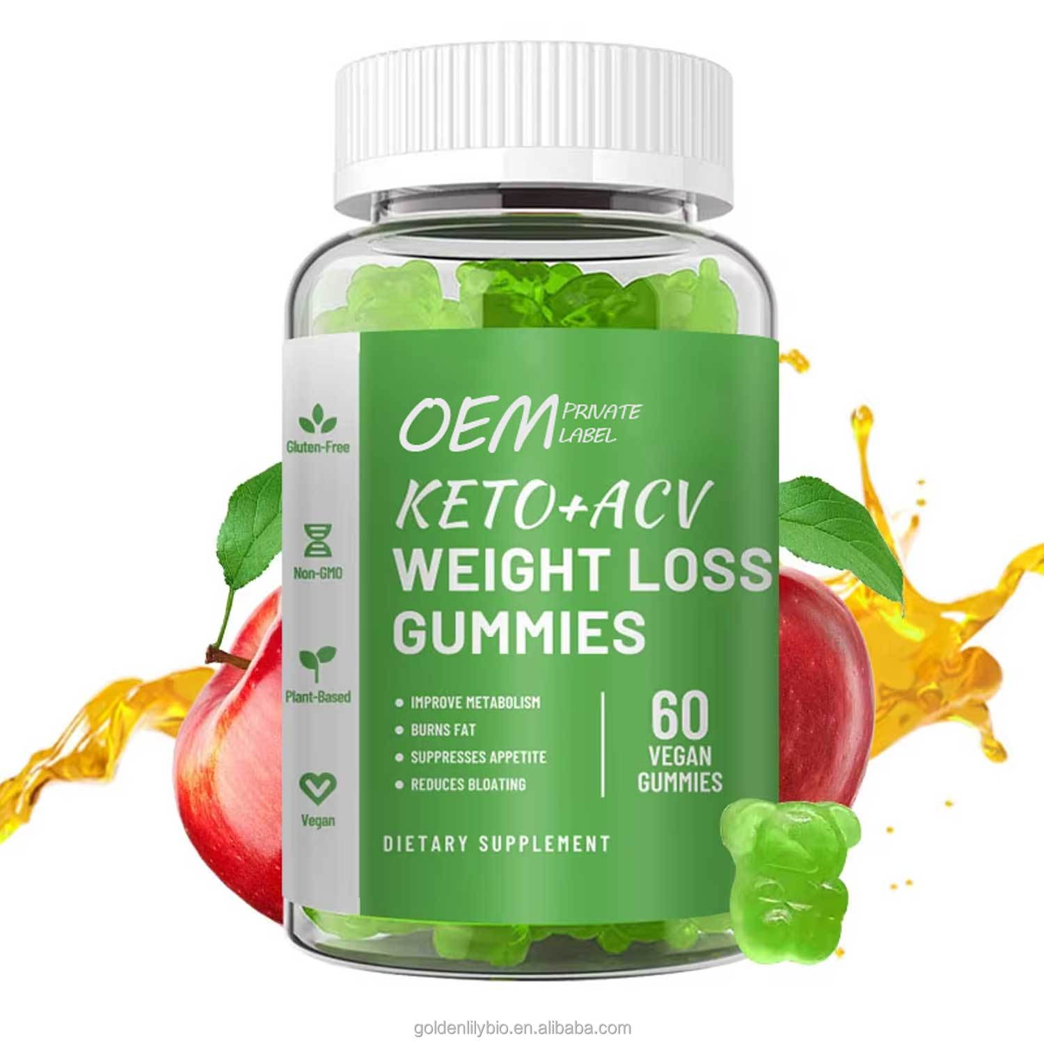 Частная Марка, супер здоровье Keto Acv Gummies, борьба с сжиганием жира на животе, травяной Кето Acv Gummies, улучшенное снижение веса