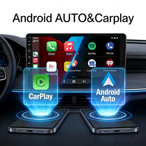 วิทยุติดรถยนต์ไร้สาย2 DIN <span class=keywords><strong>9</strong></span>นิ้ว CarPlay Android Auto GPS ระบบนำทาง BT FM WiFi Rds HD ทัชสกรีนสากล - Product Image 4