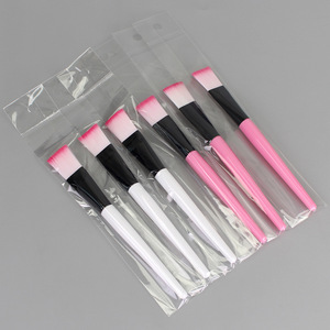 Pinceau aquarelle à manche long unique, rose, pour maquillage DIY, poils en nylon, manche en plastique - Product Image 4