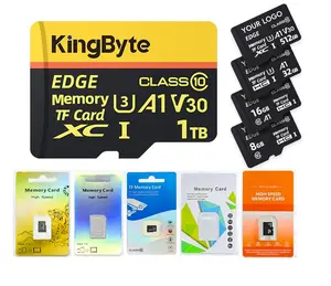 بطاقة ذاكرة SD صغيرة 64 جيجا بايت TF A1 للهواتف المحمولة والدرون MP3 وDVR البلاستيكية V30 المتاحة بأحجام 32 جيجا بايت 64 جيجا بايت 128 جيجا بايت