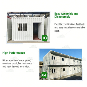 Casa Contenedor Plegable Tipo X de 20 pies, Casa Modular Portátil de 20 pies, Instalación Rápida, Precio de Fábrica - Product Image 5