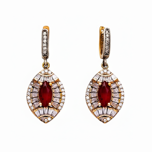 925 Sterling Silver Jewelry Authentic Dangle <b>Earring</b> Turkish Wholesale Handcrafted 925 Sterling Silver Jewelry - Product Image 2