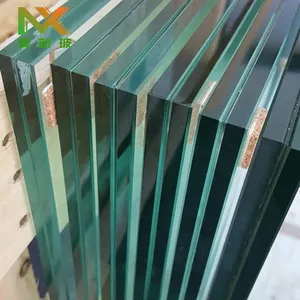 12mm Environmental soundproof define cut laminated glass price