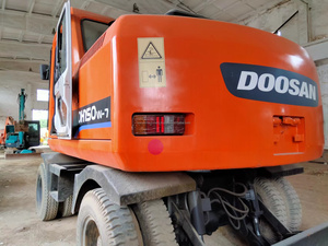Corée 15 tonnes Original Doosan 150 pelle sur pneus DOOSAN DH150w-7 pelle sur pneus d'occasion à bas prix vente pelle sur pneus - Product Image 2