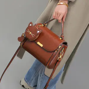 2024 Woman Bags Luxury Handbags Leather Fall/Winter All-In-One Shoulder Bag High Quality Waterproof Fashion Crossbody Bag