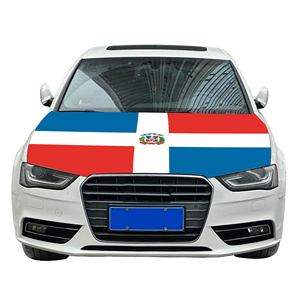 Fundas para Capó de Coche con la Bandera de República Dominicana, 120x150cm, al por Mayor, Económicas, Resistentes al Desgaste y Duraderas - Product Image 2
