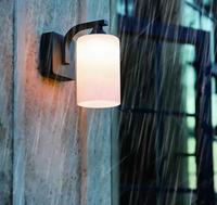 Lampe murale américaine moderne, luminaire de chevet simple et personnalisé, corps de lampe en verre LED pour intérieur