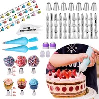 YJ individuelles 367-teiliges Backwerkzeug-Set Kuchen-Dekorationszubehör für Anfänger und Kuchenliebhaber professionelles Kuchen-Dekorations-Kit