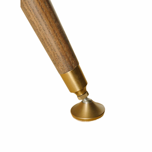 Nuova Sedia da Pranzo Moderna 2025 con Gambe in Ottone Massiccio per Sedie in Legno - Product Image 1