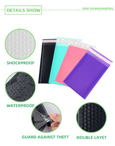 Emballages d'expédition personnalisés sur mesure, enveloppes à bulles rembourrées imprimées, pochettes d'expédition avec logo - Product Image 2