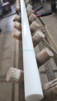 Tige en PTFE extrudé vierge pure résistante aux hautes températures