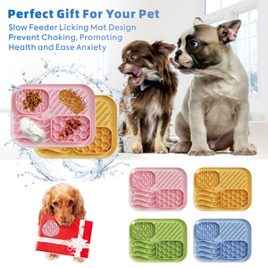 Tapis de léchage pour chien en silicone sans BPA, approuvé par la FDA, distributeur lent, antidérapant, compatible lave-vaisselle, vente en gros - Product Image 3