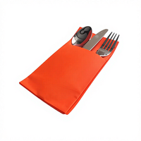 Serviettes en papier Airlaid pliées à une couche, douces, sans poussière, emballées, pour mariages, anniversaires, festivals, fêtes de déménagement, foires