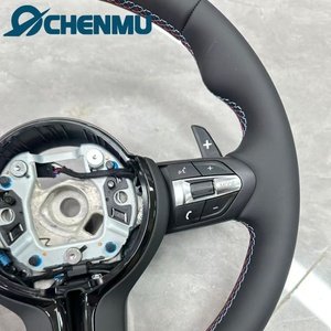 Volante Deportivo de Cuero M3 M5 en Oferta para BMW F02 F07 F10 F15 F16 F25 F30 F35 X1X2X3X4X5X6 Serie 1234567, Listo para Instalar - Product Image 3