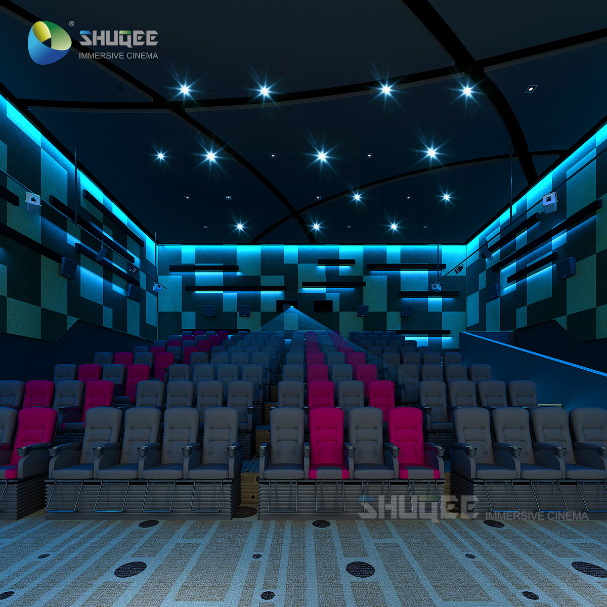 Motion 5D Movie Theater with Luxury Motion Chair, X Rider 3d