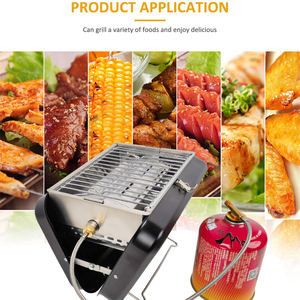 Estilo moderno Color Carcasa Tamaño pequeño Cocina al aire libre Camping Plegable Portátil Gas Barbacoa Parrillas para barbacoa - Product Image 6