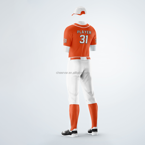 高级舒适棒球裤独特设计棒垒球穿空白男式棒球制服 - Product Image 5