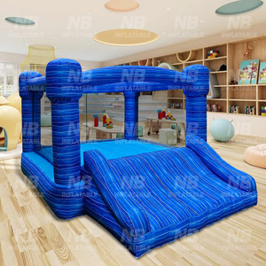Oxford Cloth Children's Outdoor Playground Jumping Castle Bouncer Air Home <b>Inflatable</b> <b>House</b> With Slide Home <b>House</b> Backyar - Product Image 2