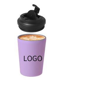 แก้วกาแฟสแตนเลสสตีลแบบมินิมอลสำหรับสำนักงานธุรกิจ 7 สี ใช้ในรถยนต์ได้ สำหรับผู้หญิง - Product Image 1