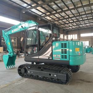 Nuevo estilo original Japón Kobelco sk70 oruga hidráulica mini excavadora doméstica 7ton excavadora agrícola en stock - Product Image 3