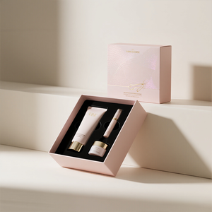 Tùy chỉnh cao cấp nhãn hiệu riêng in ấn vẻ đẹp thương hiệu mỹ phẩm Mặt Kem Chăm Sóc Da thiết lập cứng nhắc bao bì các tông Hộp quà tặng - Product Image 4