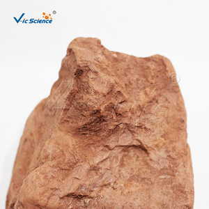 Especímen de piedra de barro natural, composición mineral de arcilla, estructura de capas distintas, muestra de roca didáctica geológica, experimento. - Product Image 5