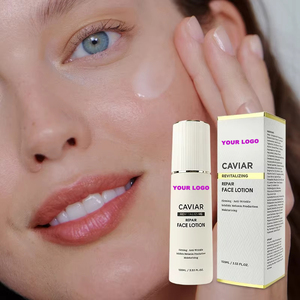 Lotion pour le visage à l'extrait de caviar biologique végétalien, collagène, rétinol, hydratante, anti-rides, réparatrice de la peau, sans sulfate, niacinamide - Product Image 1