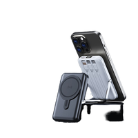 FOX W026 3C Banque d'alimentation sans fil à charge rapide magnétique transfrontalière certifiée Micro USB Type-C Sortie 22.5W Câble intégré Téléphone
