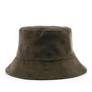 Wholesale Winter <b>Corduroy</b> Bucket Hat Solid Double-Side-Wear Bucket <b>Cap</b> for Women Men Reversible Bucket Hats for Travel Daily - Product Image 3
