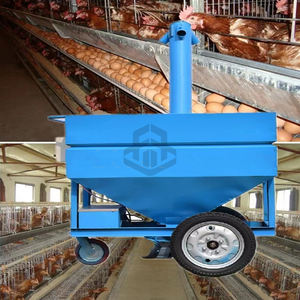 Mangeoire de ferme de poulet Chariot d'alimentation électrique Cage de poulet de chair Mangeoire automatique - Product Image 1