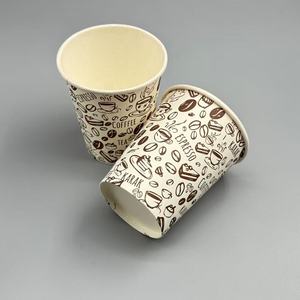 Gobelets en papier jetables à paroi simple avec logo personnalisé, revêtement PE, 6oz, 8oz, 10oz, 12oz, 16oz pour boissons chaudes et froides, vente en gros - Product Image 2