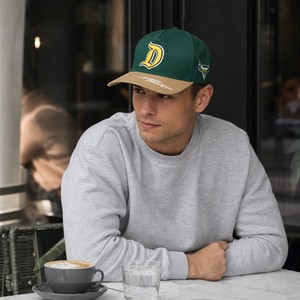 Nouvelle conception, casquette snapback A-Frame personnalisée avec logo brodé 3D, casquette de baseball de luxe avec logo latéral et impression sur la visière, casquettes hip-hop - Product Image 2