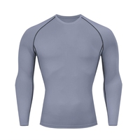 T-shirt de sport léger pour homme, couche de base athlétique, flexible, respirant, pour la gym et les activités de plein air, idéal pour le jogging estival, hauts imprimés pour le sport
