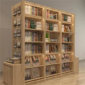 Scaffale per libri in legno a 6 strati con Design speciale universitario