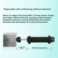 Amortisseur hydraulique à cylindre en acier MDH AC0806/1210/1007, amortisseur de chocs à pression réglable pour manipulateur, 1 kg, Chine, Shanghai