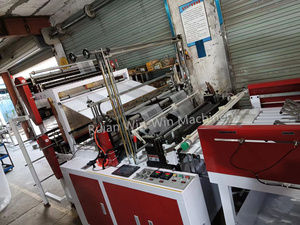 Compras automáticas Saco De Plástico Saco De Pano Saco De Vedação De Corte De Fabricação Máquina Vest Bag Fazendo Máquina 440 pcs/min - Product Image 5